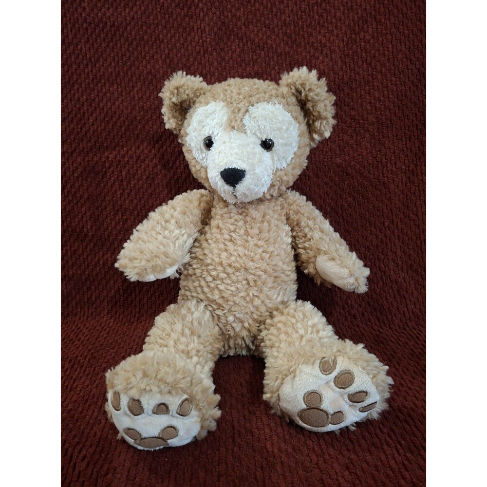 Plush Hidden Mickey Duffy Teddy Bear Disney Parks the Disney Bear 16"